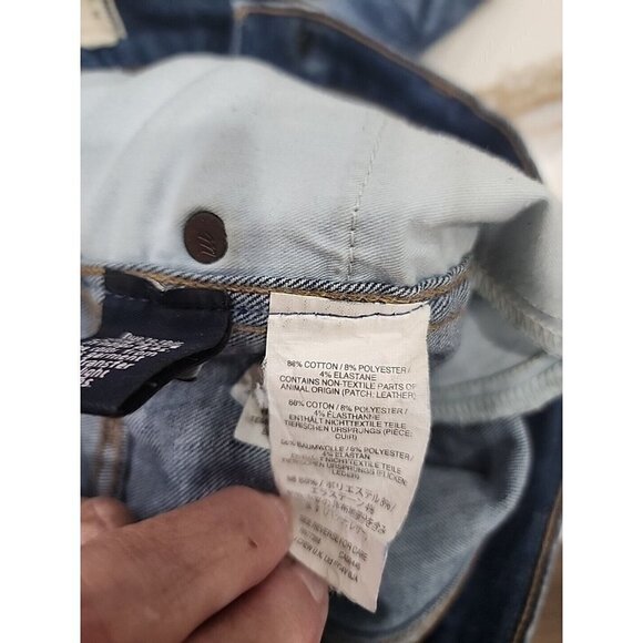 Madewell Jeans Womens 10" High-Rise Skinny Chewed Hem Button Fly 27 - Picture 9 of 11
